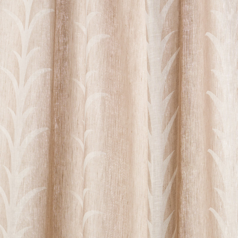 Essentiels: tissu rayé d'acanthe diaphane, Taupe