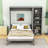 Goudelock Wood Murphy Bed with Shelves and Headboard-1865809059-1865809058