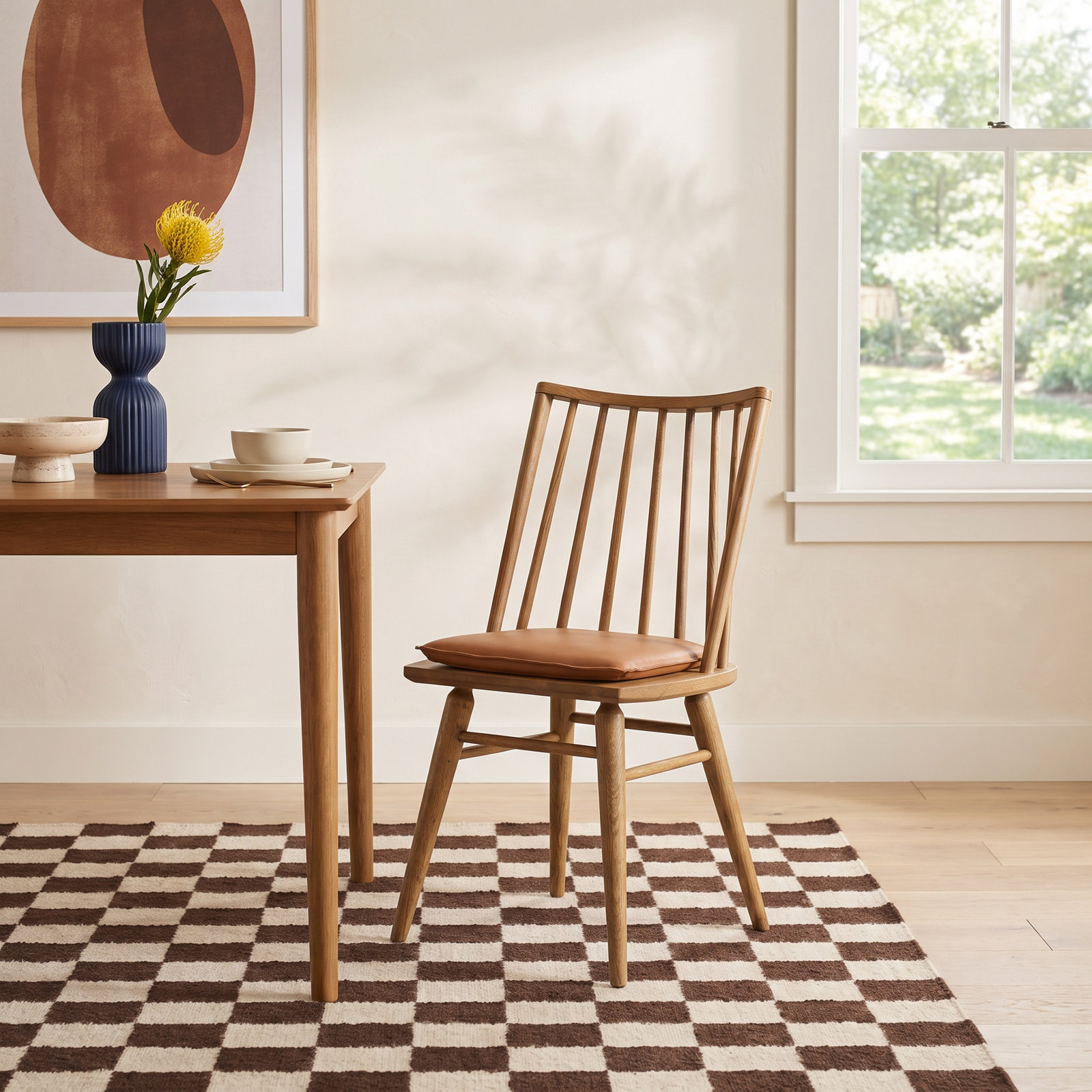 Daltrey Oak Side Chair, Sandy Oak