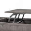 Table basse à plateau relevable avec compartiment caché, tablette ouverte et bureau réglable-129222916