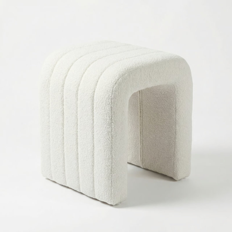 Tabouret de bar Aykah, Standard, Cream