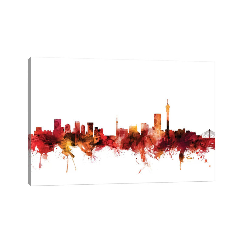 Johannesburg, South Africa Skyline by Michael Tompsett - Wrapped Canvas Gallery-Wrapped Canvas Giclée