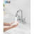 Bathroom Faucet Chrome With Pop-Up Drain & Supply Hoses 2-Handle 360 Degree High Arc Swivel Spout Centerset 4 Inch Vanity Sink Faucet-117992798