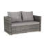 Mobilier de patio 6 pièces - Extérieur avec coussins de rétention de couleur, coussins et table en verre Weather For Garden, Backyard Conversation All Backyard, Garden-1287271663