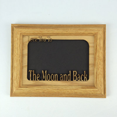 Oak Solid Wood Picture Frame with Mat