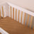 Burnt Sienna Muslin Mini Crib Sheet