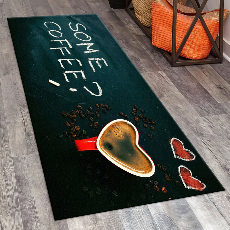 Large Abstract Design Printed Rug With Soft Pile for Adding a Touch of Artistic Sophistication to Your Living Spaces