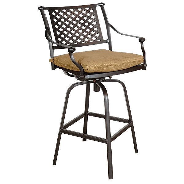 Tabouret de bar 31 po avec coussin Edrea