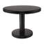 Bourbon Round Solid Wood Pedestal Dining Table-429158274