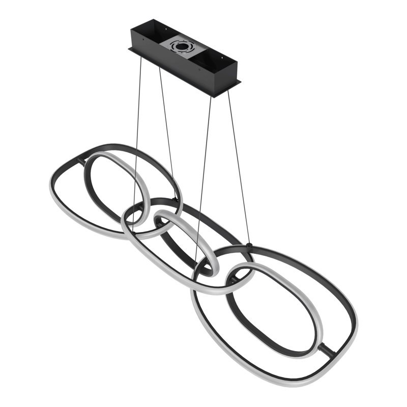 Gyda 1 - Light LED Pendant, Black