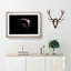 The Sun Behind the Earth and Moon - Picture Frame Painting Print-55639991-55639990