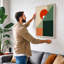 Chromatic Planes Geometric - Wrapped Canvas-131764891-131764884