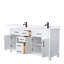 Beckett 66" Freestanding Double Bathroom Vanity with Quartz Top-965466513-965466536-965466538