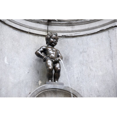 Manneken Pis Fountain - Photographie sur toile tendue