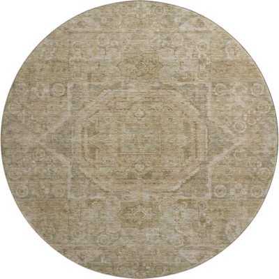 Premium Machine Washable Lubbers AMF1743 Global Rug