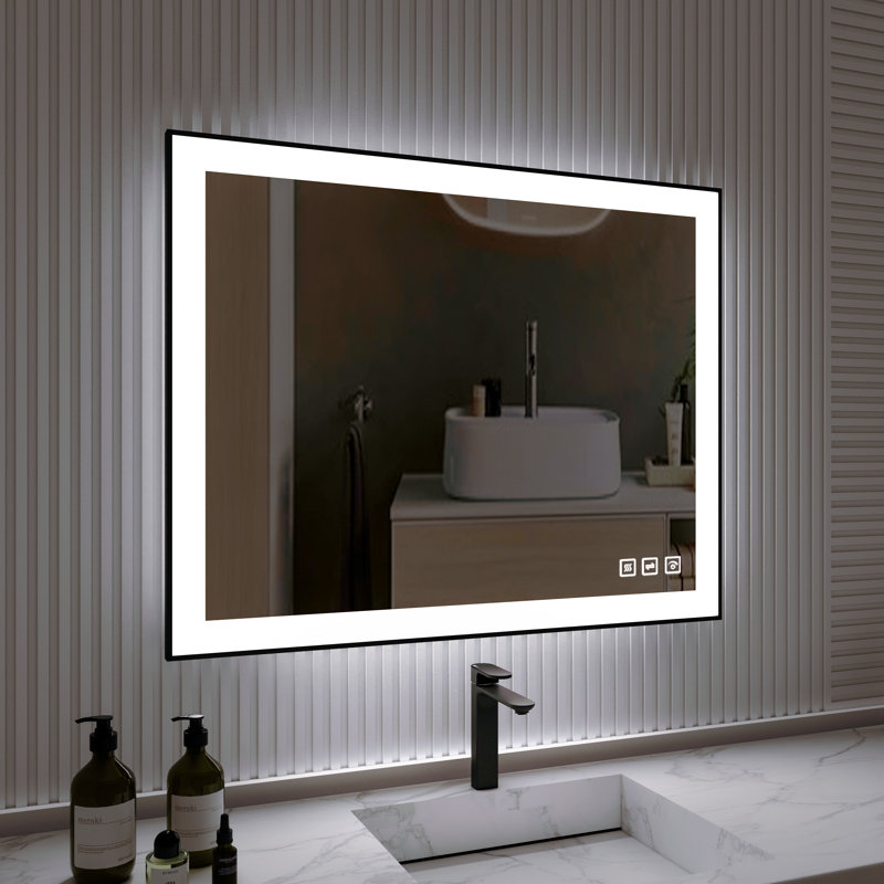 Aluminum Flat Mirror, 32" H x 40" W