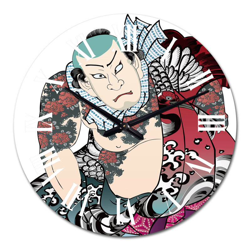 Horloge murale bohémienne et éclectique, Grand