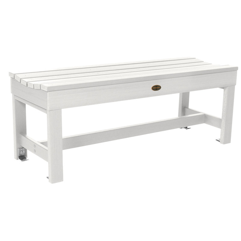 Banc de pique-nique en plastique Antonia, Blanc