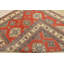 Tapis rouge nouvel âge en laine 8 pi 6 po x 9 pi 11 po Mudaser