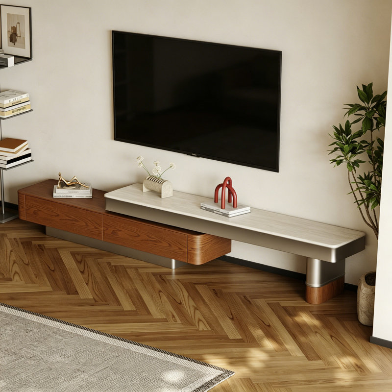 Meuble télé simple et rétractable italien