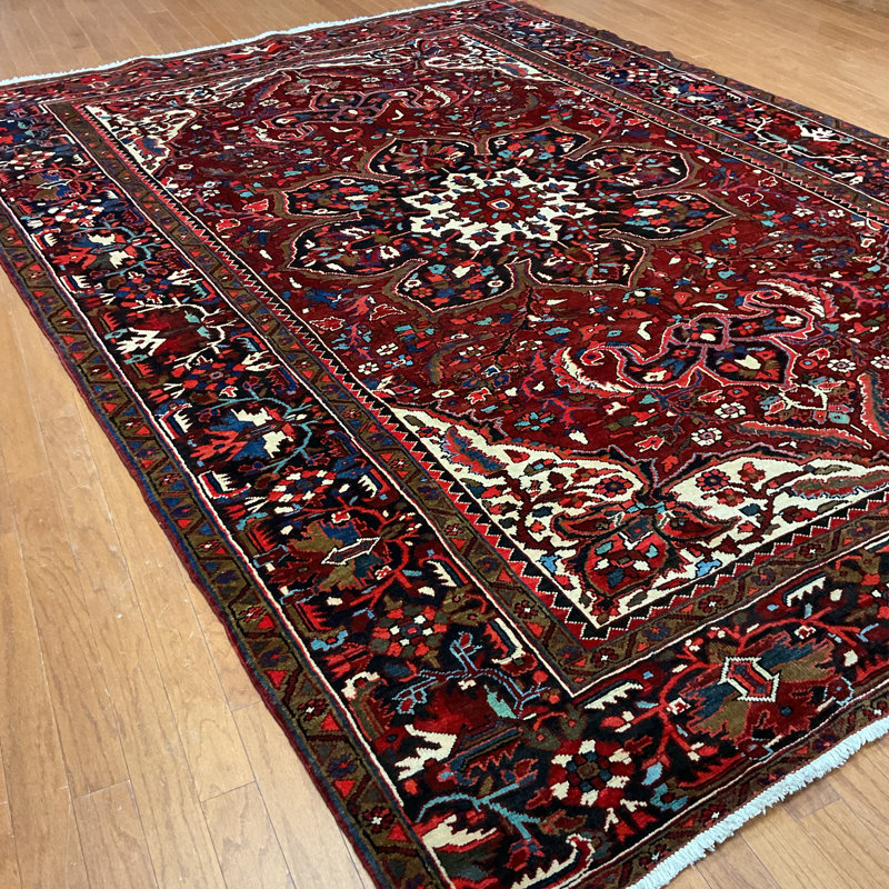 HERAT ORIENTAL Handmade Heriz Wool Rug