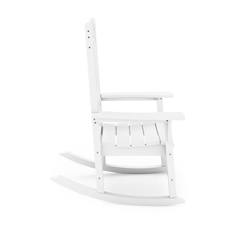 Fauteuil inclinable blanc classique pour la détente
