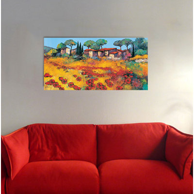 Rouge Et Or by Keiflin - Single Picture Frame Painting on MDF