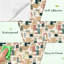 Papier peint auto-adhésif à motif géométrique abstrait Botanical Earth Tones-1463854721