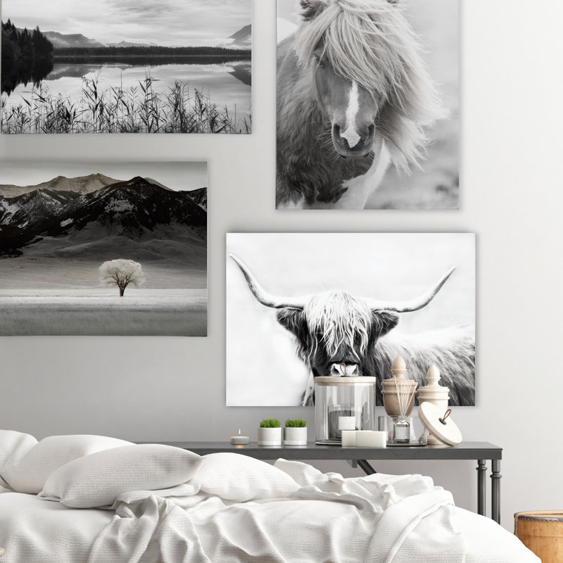 Back County I - Ensemble de 4 reproductions sur toiles tendues, H 20 po x l 64 po x P 1 po