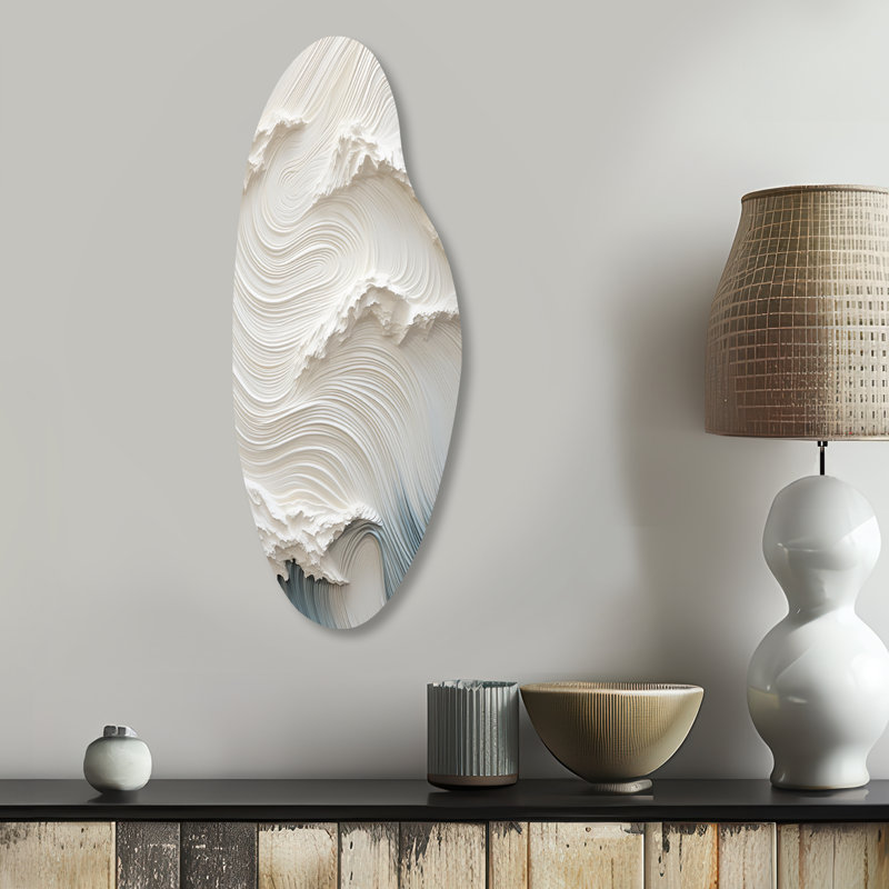 Prouty - Décoration murale irrégulière en métal, H 30 po x l 11 po