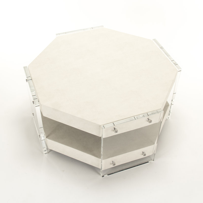 Acel Coffee Table, Cream