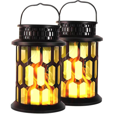 9.84'' Solar Powered Integrated LED Outdoor Hanging Light