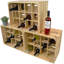 Santel Floor Wine Bottle Rack Flamed-332187292
