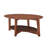 Monterey 48 in. L Oval Mid-Century Modern Wood Coffee Table in Warm Chestnut Finish; Tabletop Thickness 0.5 in. , Modern Take on Mid-Century Design; Accent Piece for Living Room, Living Room Furniture