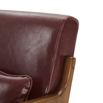 Bradley Faux Leather Armchair