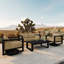 Avion 4 Piece Loveseat Set With Swivel-1683512580-1683512583