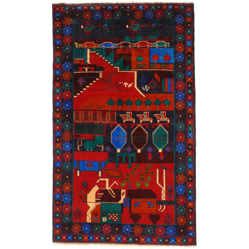 Megana Geometric Area Rug