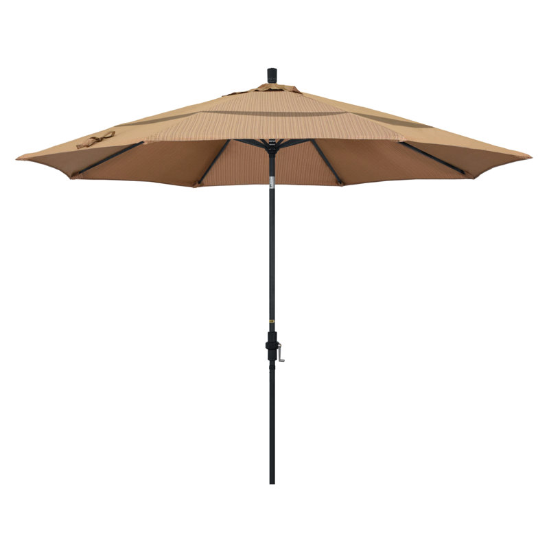 Parasol de marché Broadmeade octogonal Sunbrella, Performance séquoia de terrasse