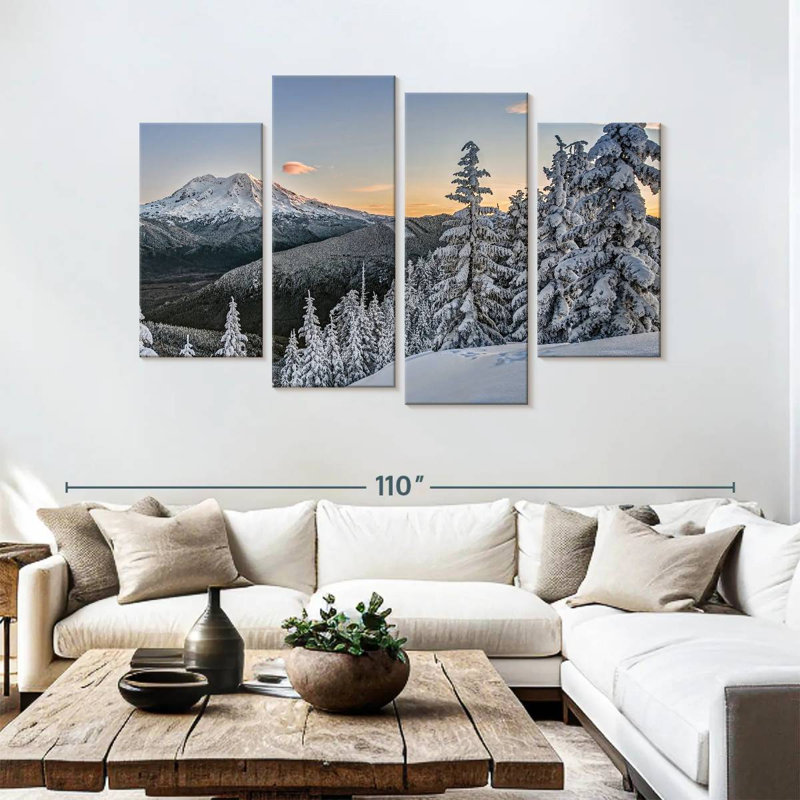 Alvord Mount Rainier Sunrise, 54" H x 84" W