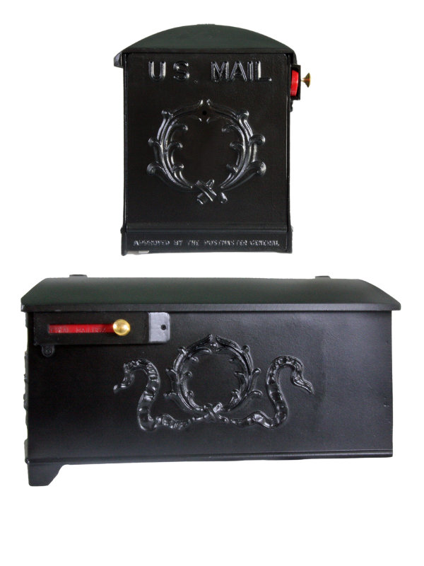 Cast Aluminum Post Mounted Mailbox