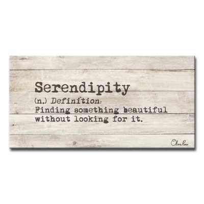 " Define Serendipity "