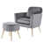 Velours gris foncé