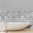 6.1'' W x 6.1'' L Gel Peel and Stick Field Tile