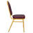 Patterned Fabric, Gold Steel Frame, Dome Back Banquet Chair, 2 Chair Bundle By Chivari-107079754