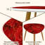 Ensemble de 2 tables basses gigognes Triangle