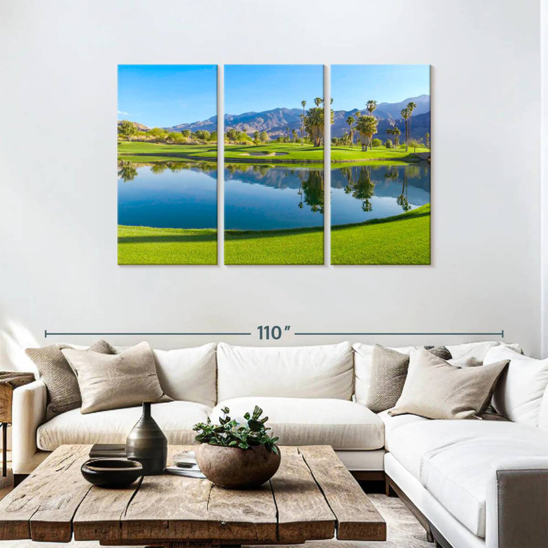 Sireci California Golf Course, 48" H x 74" W