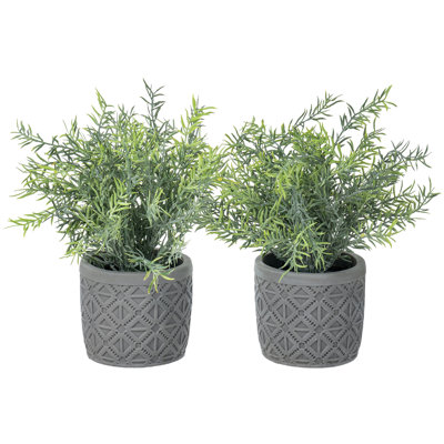 2 - Piece Artificial Plant Set