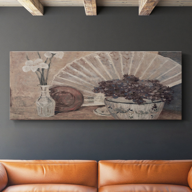 Botanical Series-CD XXXIV - Toile tendue avec châssis - Prêt à être accroché, H 16 po x l 40 po