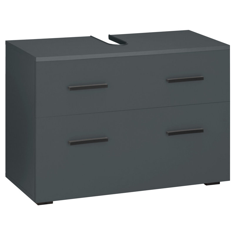 Brygida Back To Wall Toilet Unit, Anthracite