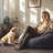 Standard Bean Bag Chair for Adults, Pre-Filled Furniture with Soft Removable Cover, Comfy Kids Refillable Sofa for Living Room Bedroom Dorm-1073204479-1073204417